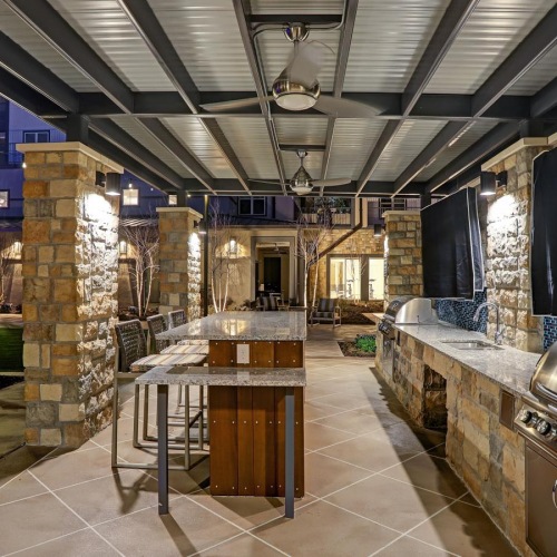 The essence of exceptional living a kitchen with a tile floor