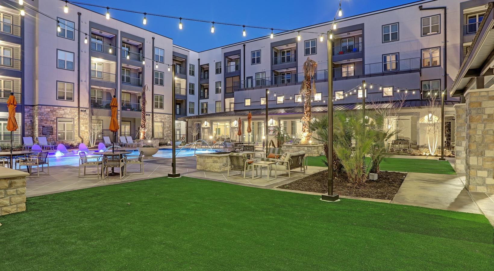 Find your perfect fit at Larkspur at Shadow Creek a swimming pool in a courtyard